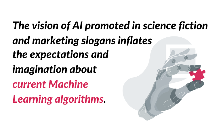 The vision of AI promoted in science fiction and marketing slogans inflates the expectations and imagination about AI in radiology - quote